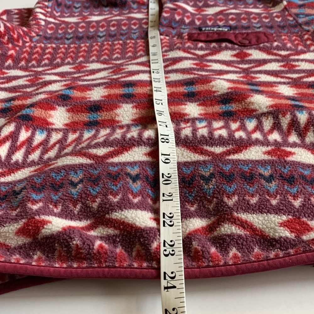 PATAGONIA Kuta Klash Lightweight Snap-T Synchilla Pullover Aztec Size Small - Picture 8 of 14